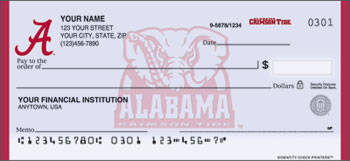 University of Alabama Personal Checks